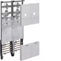 Hager universZ campo di misurazione completo ZK3EL22T 1050mm 2 posti contatore eHZ 2 campi