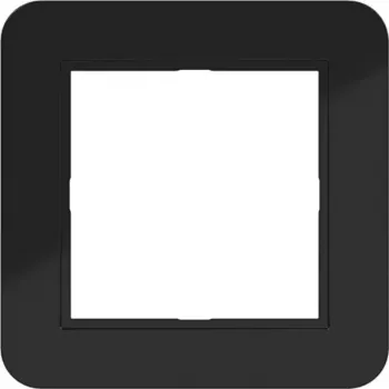HAGER WAD7100BG Cornice coprifilo 1 modulo C.1 Night Black Glossy