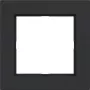 HAGER WAD6100BM Placca copriforo 1 modulo A.1 Night Black Matt