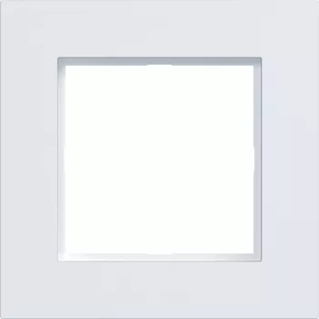 Hager A.8 placca 1 modulo bianco opaco WAD8100WM