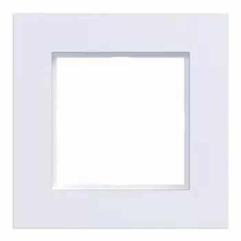 Hager A.8 placca 1 modulo bianco opaco WAD8100WM