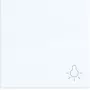 Hager WAW1012WG interruttore a bilanciere 1 posto bianco luce lucido con simbolo luce