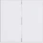 Hager WAW2000WM interruttore a bilanciere 2 posti bianco luce opaco