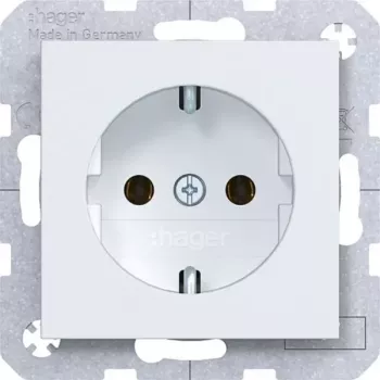 Hager WAS1100WM presa Ax/Cx bianco luce