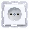 Hager WAS1101WG presa Ax/Cx bianco luce lucido