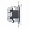 Hager WAS1101WG presa Ax/Cx bianco luce lucido