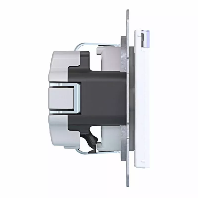 Hager WAS1101WG presa Ax/Cx bianco luce lucido