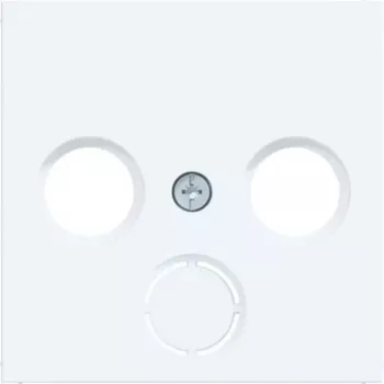 Hager placca centrale AX/CX bianco puro WAF1168WM