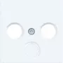 Hager placca centrale AX/CX bianco puro WAF1168WM