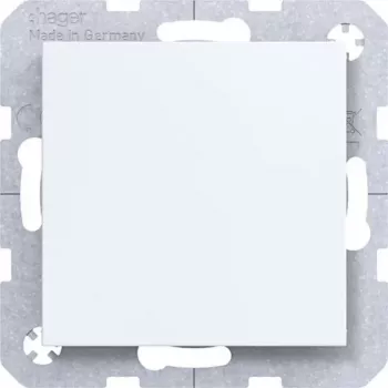 Hager WAF1001WM copertura cieca con pezzo centrale, bianco polare