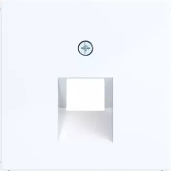 Hager kallysto.pur placca centrale Ax/Cx bianco luce lucido WAF1107WG