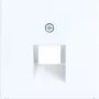 Hager kallysto.pur placca centrale Ax/Cx bianco luce lucido WAF1107WG