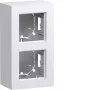 Hager WAD8210WG contenitore da parete 2 posti versione alta A.8 bianco luce