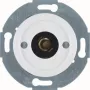 Hager WTE5182WG pulsante con spia di controllo E10, elemento centrale 1930/vetro, bianco lucido