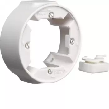 Hager WTD3110WG cornice da parete 1 modulo serie 1930 bianco polare lucido