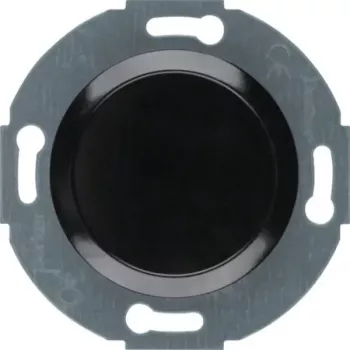 Hager placca cieca WTF1001BG 1930/vetro nero lucido 1