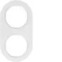Hager WLD9200WG cornice di copertura 2 moduli R.Classic bianco polare termoplastica