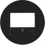 Hager WLF4000BG placca centrale con foro TAE, R.Classic, nero