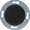 Hager WTF1001BG1 placca cieca con elemento centrale 1930/vetro nero