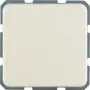 Hager WWS1111WP Presa SCHUKO con coperchio a ribalta, da incasso, IP44, bianco