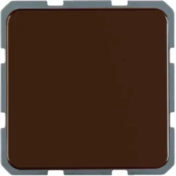 Hager WWS1111BR Presa SCHUKO con coperchio a ribalta, a parete, IP44, marrone