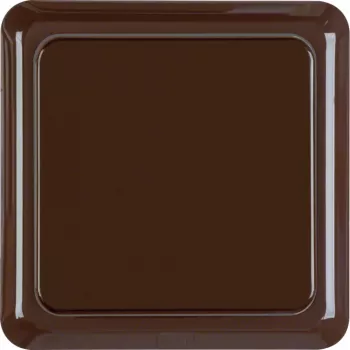 Hager WWG1111BR Presa SCHUKO con coperchio a ribalta e cornice WG UP IP44 marrone