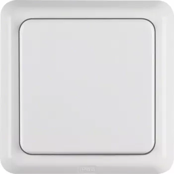Hager WWG1111PW Presa SCHUKO con coperchio a ribalta e cornice WG UP IP44 bianco puro