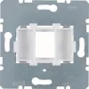 Hager WDF4612W Piastra portante Modular Jack 1 porta bianco