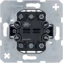 Hager WDE503808 Deviatore in serie 2 moduli 2 contatti deviatori morsetti di ingresso separati da incasso bianco