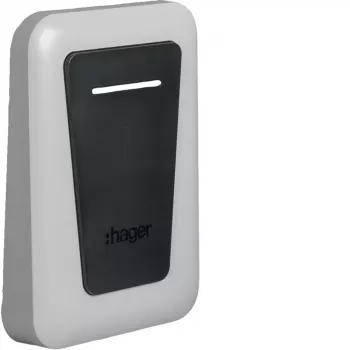 Hager XVS131 Piastra di copertura bianco traffico per uscita cavo