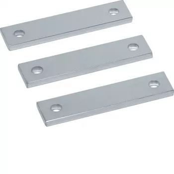 HAGER set da 3 sbarre collettrici in rame univers UM40V4 connessione trasformatore di corrente 40x10x170mm stagnato (UM40V4)