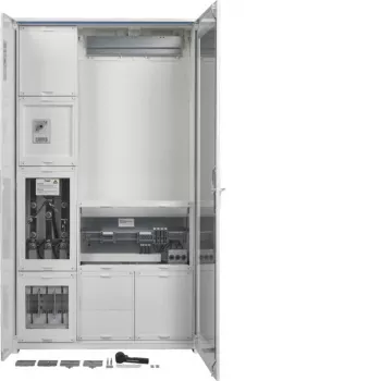 Hager FP93W13N univers N quadro di misura con trasformatore, 200/250 A, IP44, classe di protezione II