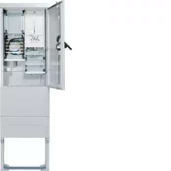Hager ZAS205BD15A colonnina di allacciamento contatore 205 Base 1 metro 3 sezionatori portafusibili NH 5 poli + vano APZ