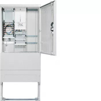 Hager ZAS207BD15A colonnina di allacciamento contatore 207 Base 1 metro 3 fusibili 5 poli + APZ