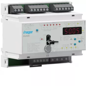 Hager EU400 Relè di protezione rete NA-Schutz VDE AR-N 4105 24 V AC/DC