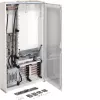 Hager FP93W1N quadro contatori con trasformatore di corrente, 3 campi, 1 punto contatore, IP44, RAL 9010