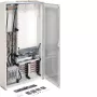 Hager FP93W1N quadro contatori con trasformatore di corrente, 3 campi, 1 punto contatore, IP44, RAL 9010
