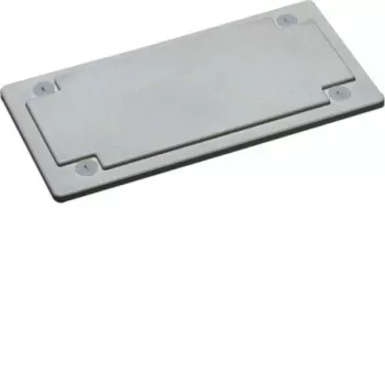 HAGER FZ404 piastra di ingresso cavi in plastica grigio chiaro (RAL 7035) per distributore