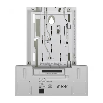 HAGER KU83LHE BKE-A versione base 3 fasi adattatore quadro contatori
