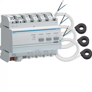 HAGER TE332 contatore di energia trifase KNX con 3 trasformatori di corrente