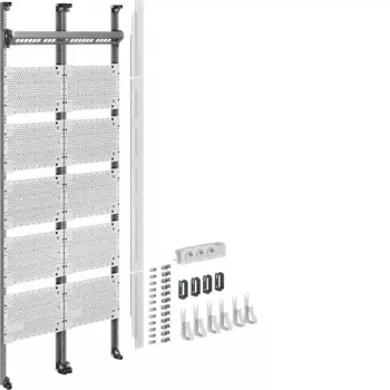 Hager UF521NW campo multimediale completo universZ 2 campi 1350mm con 12 moduli patch RJ45