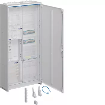 HAGER quadro contatori completo ZB32ET215W3 1ZP BKE-I APZ 1100mm 2 campi