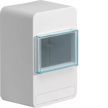 Hager TGC600 contenitore da parete per attuatore riscaldamento, verticale, IP31, bianco