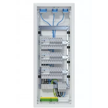 Hager Volta VU60BV1 distributore da incasso 5x12 PLE 3 circuiti RCD 60 moduli IP31 bianco