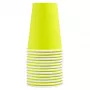 PROnappe 15 Bicchieri di cartone 200 ml, verde kiwi (89113I)