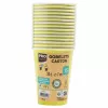 PROnappe 15 Bicchieri di cartone 200 ml, verde kiwi (89113I)