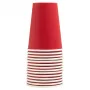 PROnappe 15 Bicchieri di cartone 200 ml, rosso (89115I)