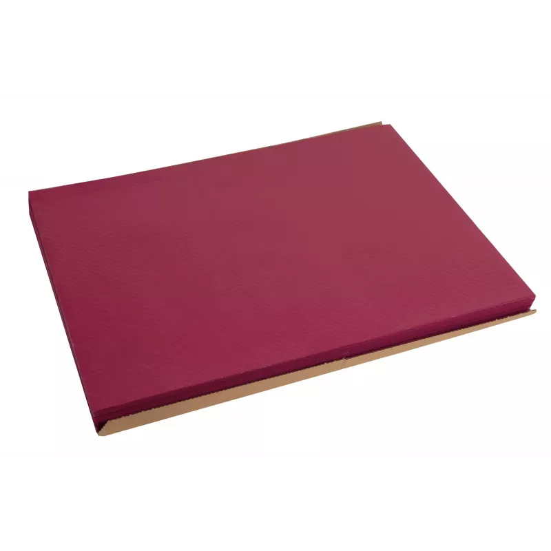 PROnappe tovaglietta monouso 400 x 300 mm bordeaux goffrata leggermente satinata