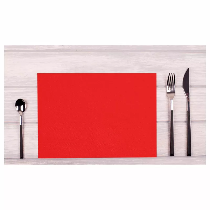 PROnappe tovaglietta monouso Spunbond 400 x 300 mm rosso in materiale Spunbond PP 50 g/m²