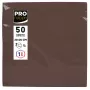 PROnappe tovaglioli marroni 2 veli 20,0 x 20,0 cm 50 pezzi
